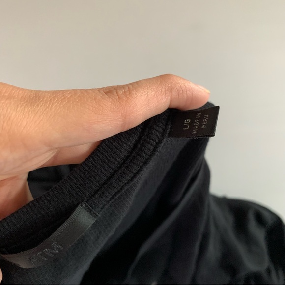 ATM Large Black Mirco Modal Ballet Neck Rib 3/4 Sleeve Tee - Picture 5 of 7